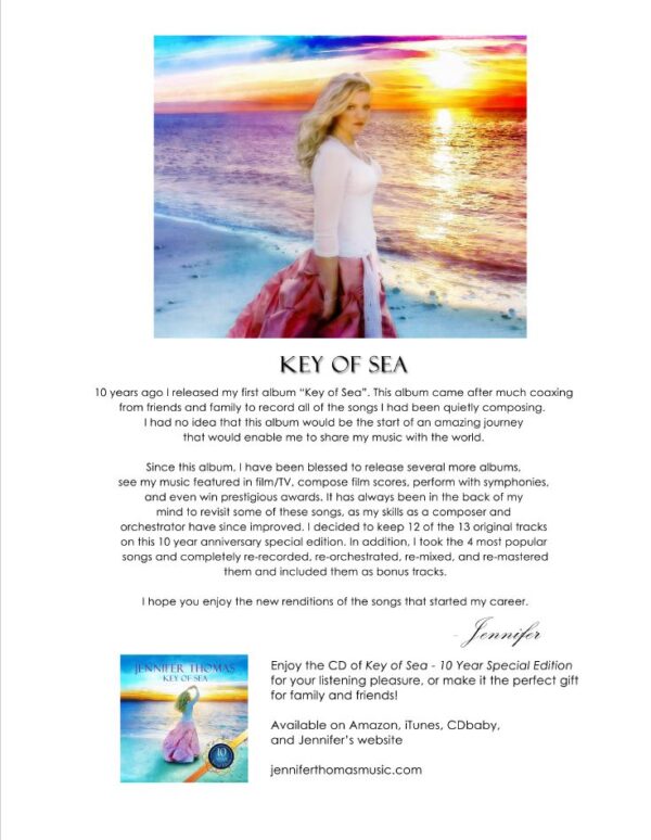 Key of Sea (10 Year Special Edition) ソロ・ピアノ・プリント・ソングブック