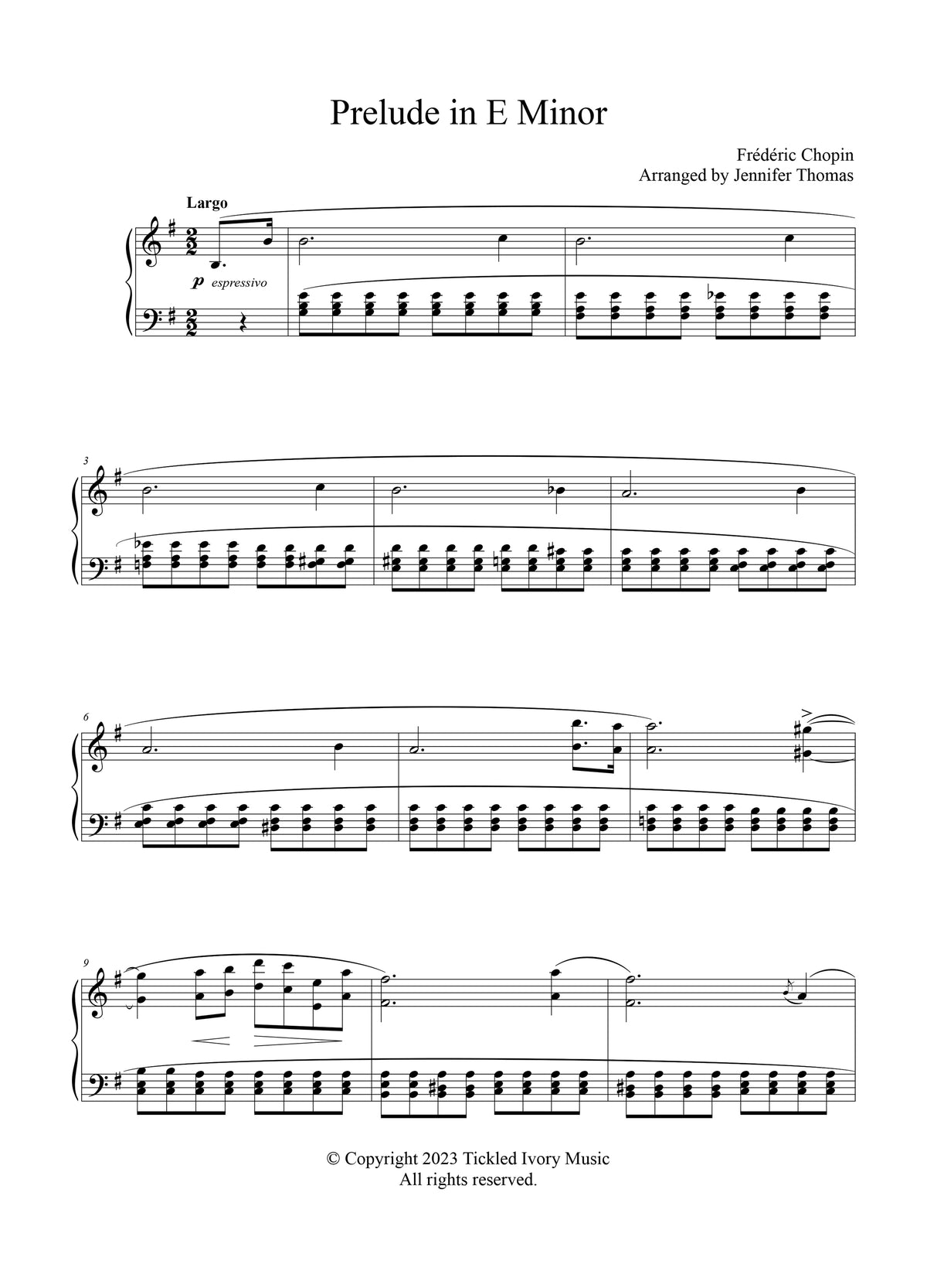 Prelude in E Minor