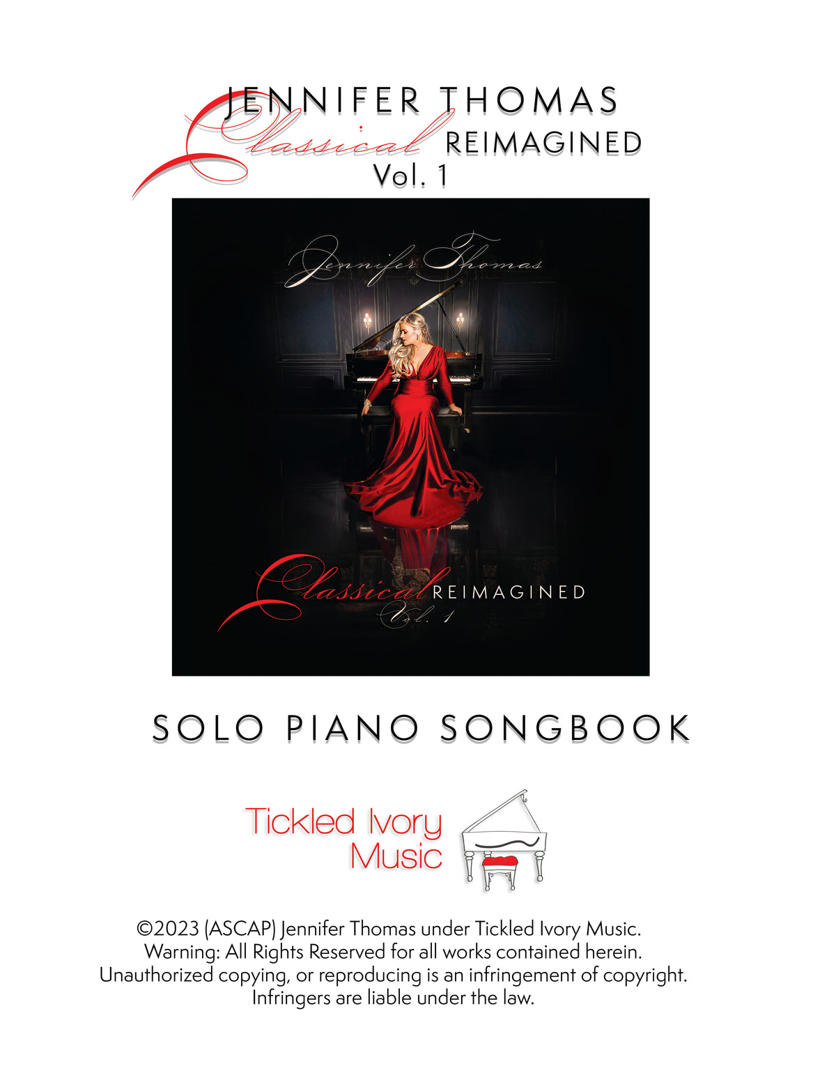 クラシック再考、Vol.ソロピアノ印刷ソングブック 1 冊