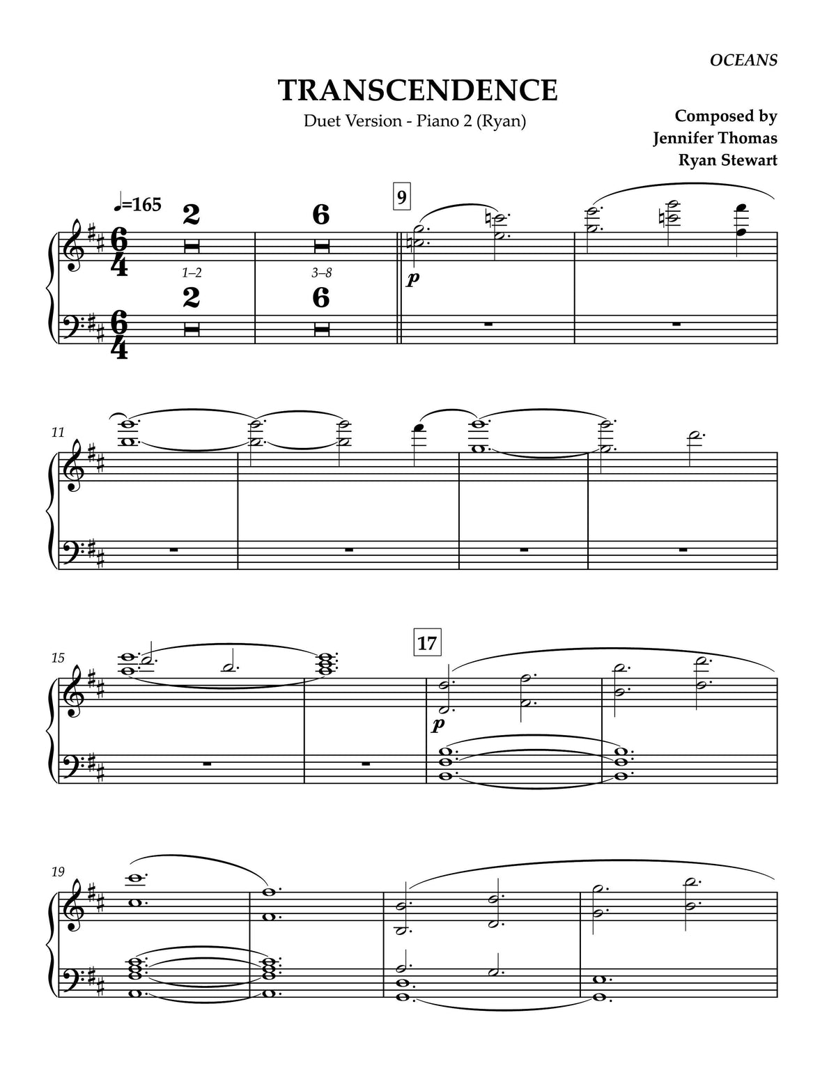 Transcendence (Duet for 2 Pianos)